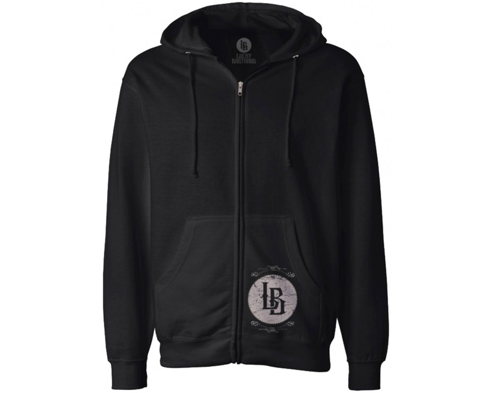 Lucky Bastards Old Fashion Zipper Hoodie Califas La
