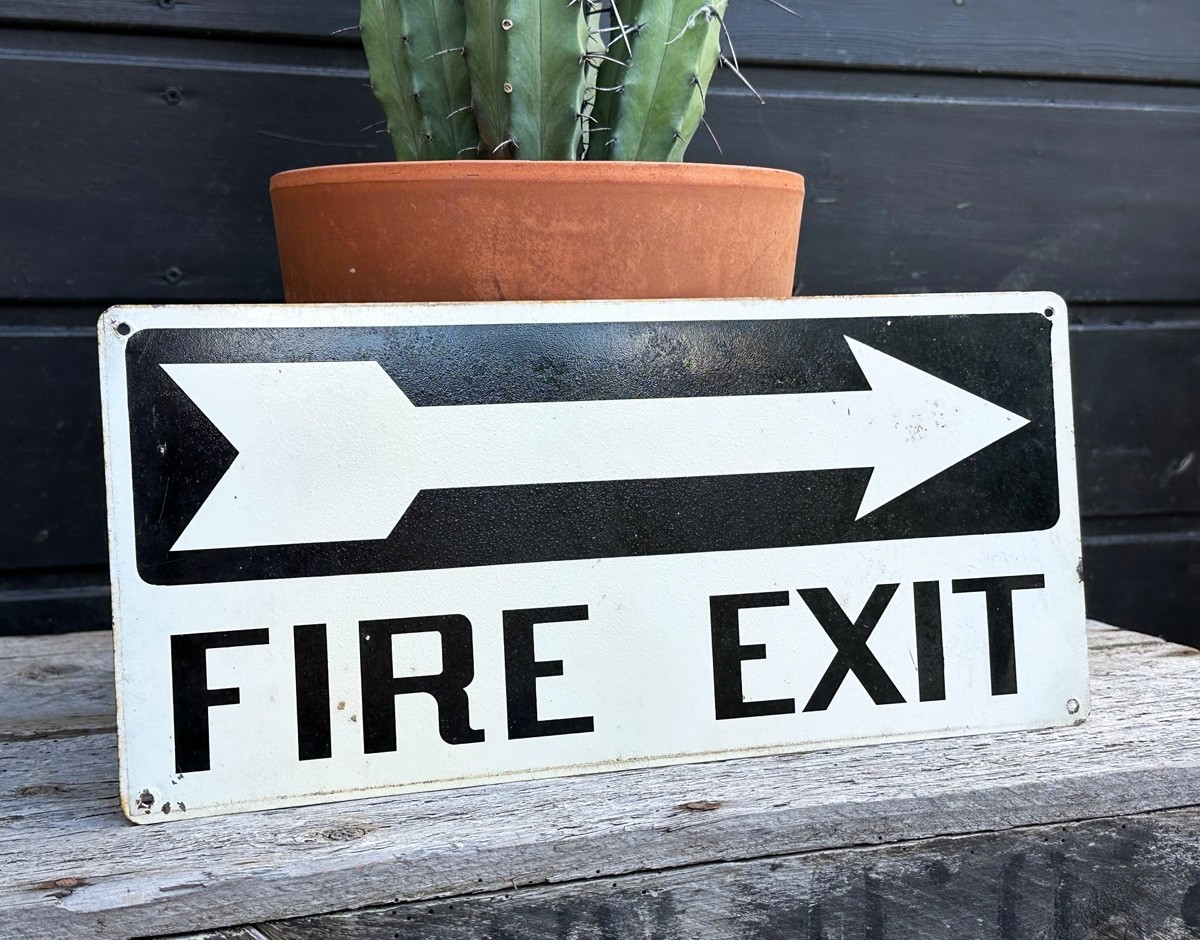 Fire Exit Schild