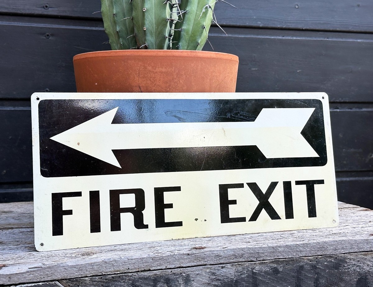 Fire Exit Schild