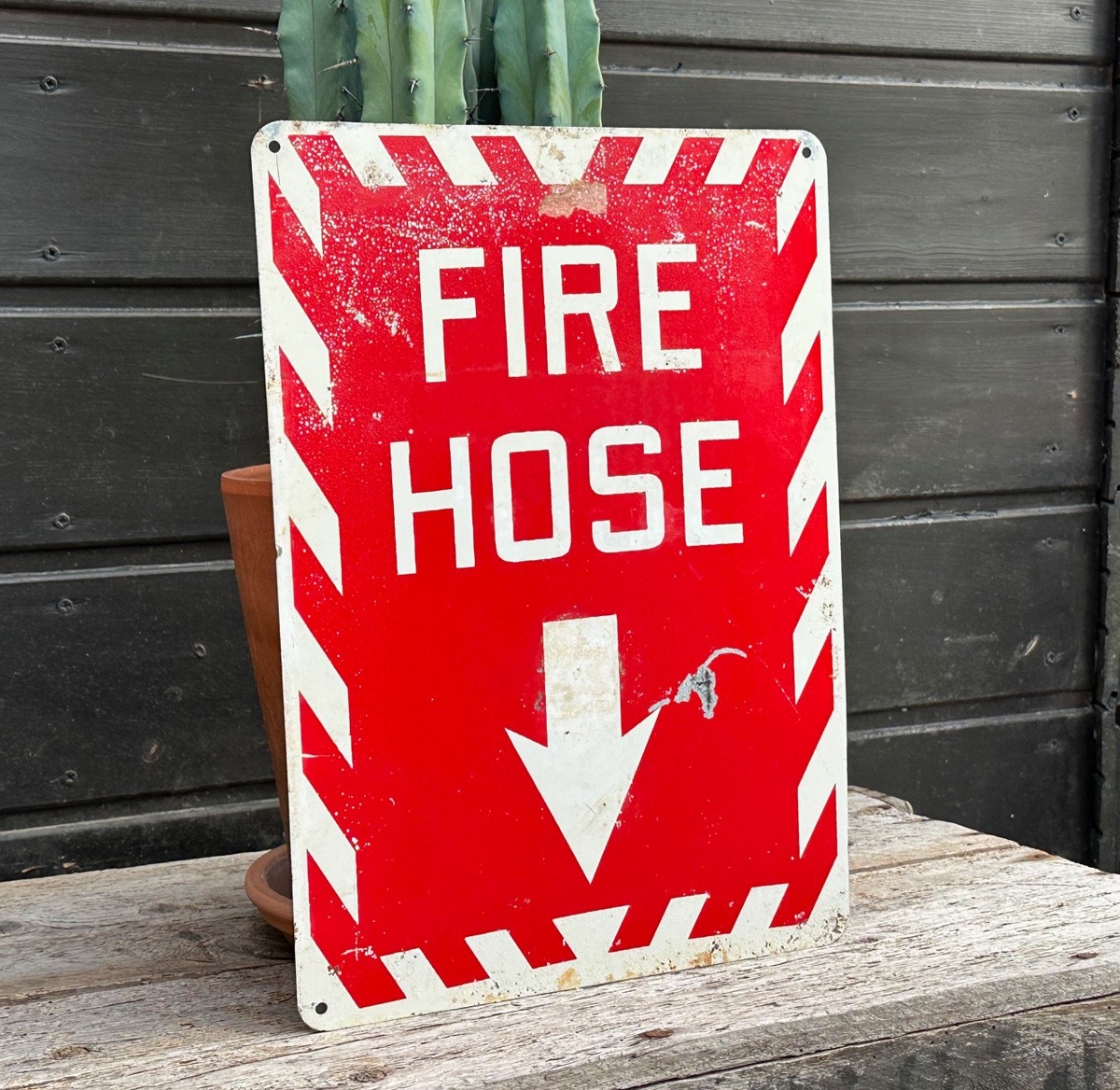 Fire Hose Schild