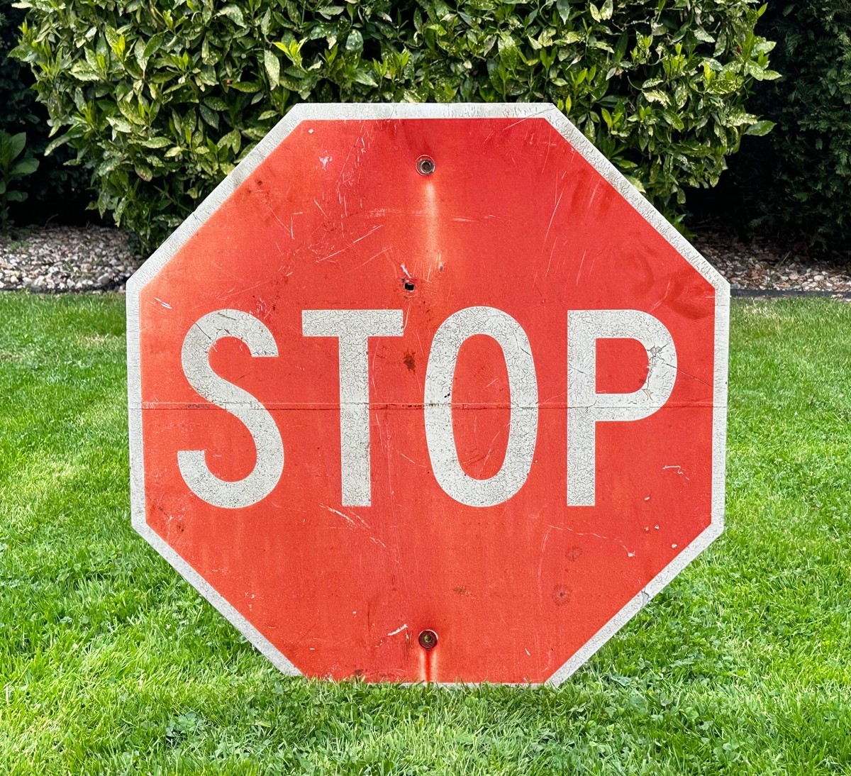 Stop Verkehrsschild