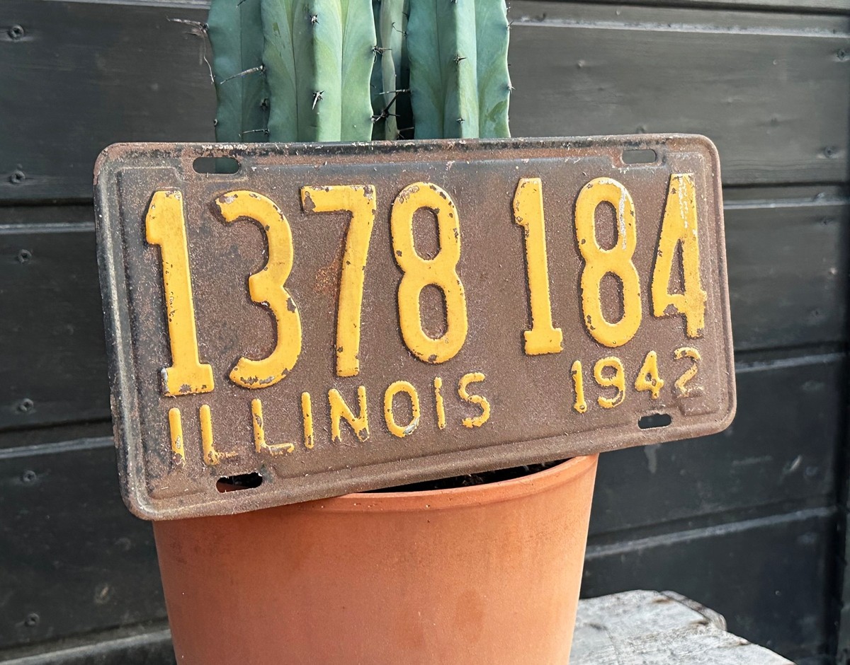 1942 Illinois Kennzeichen