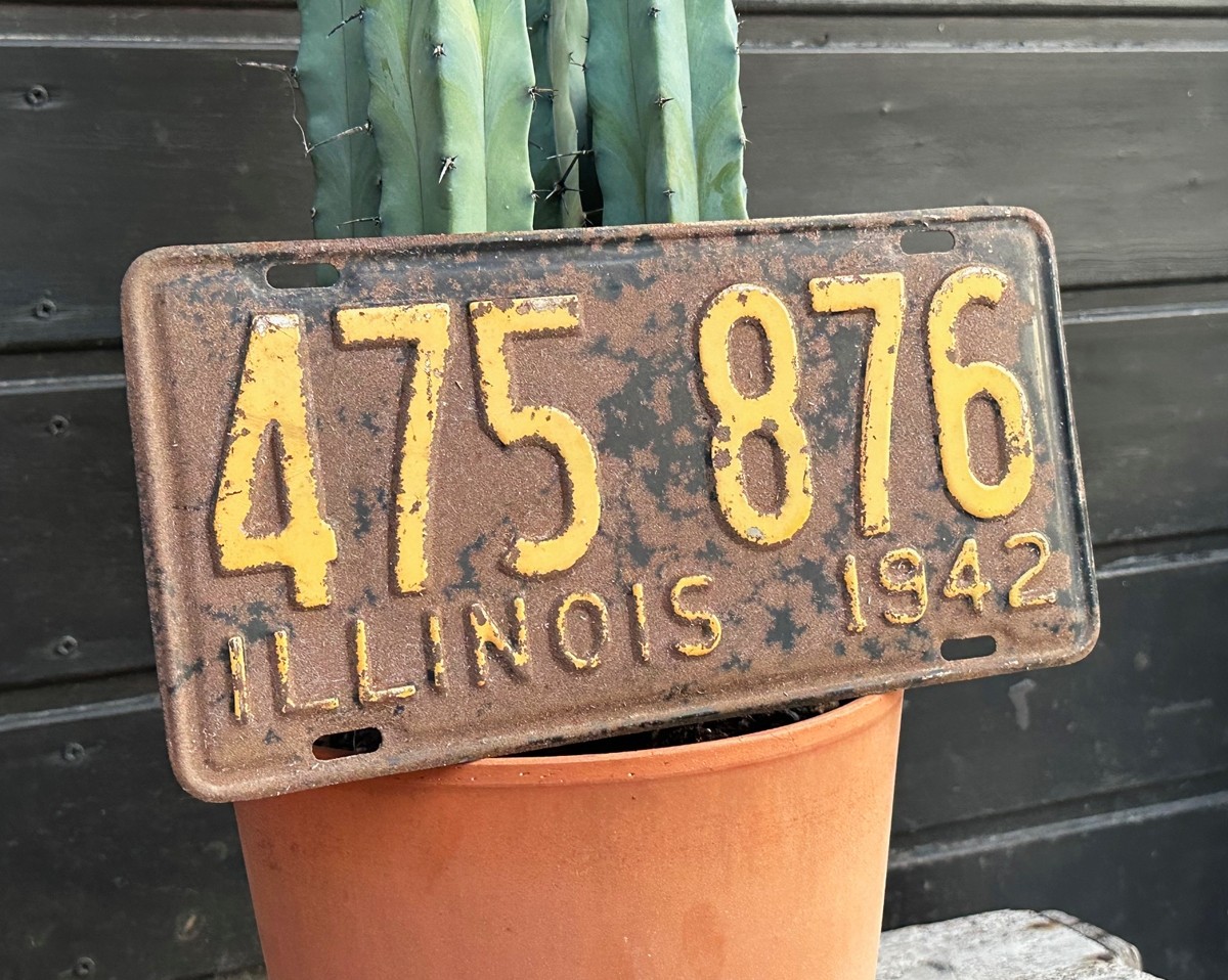 1942 Illinois Kennzeichen