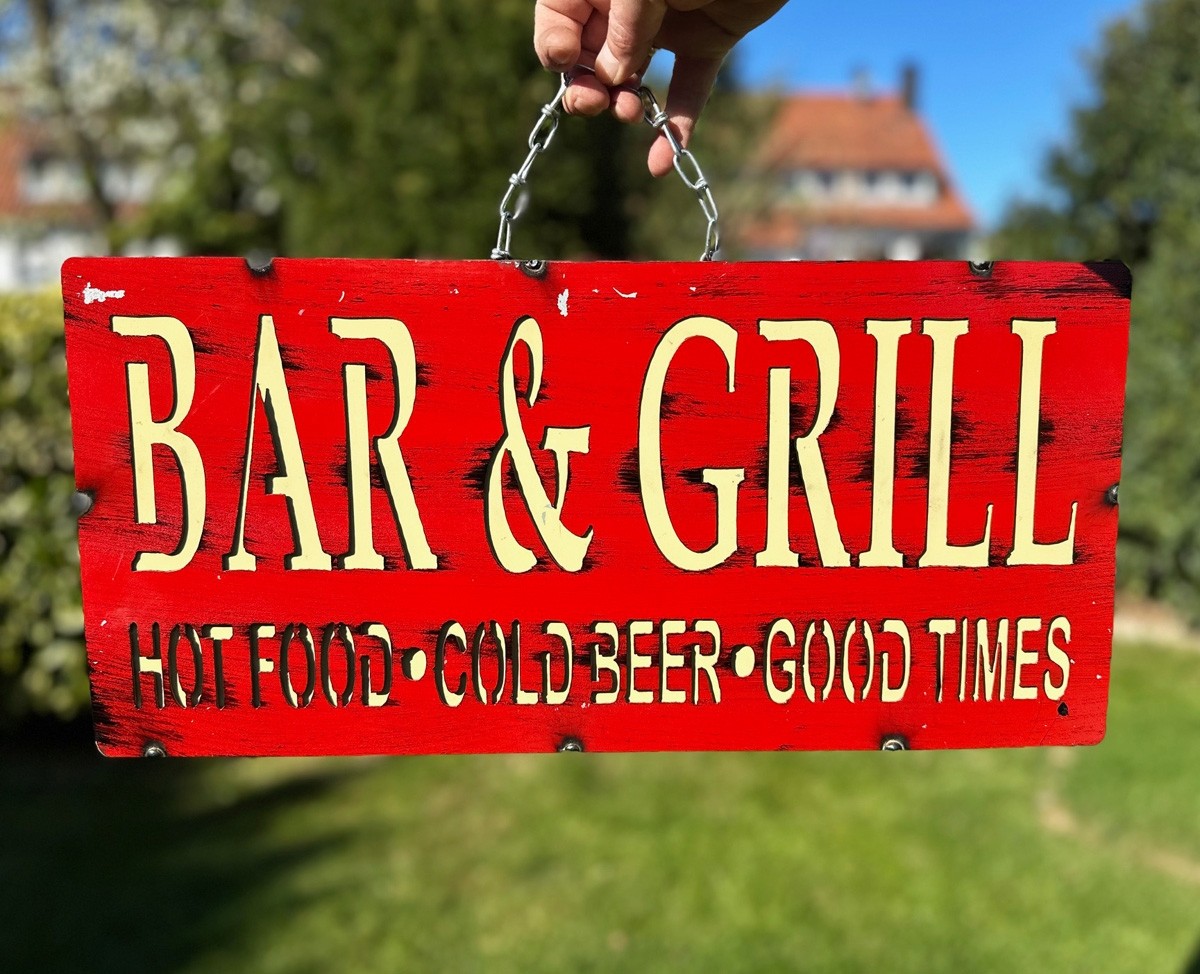 Bar & Grill Schild