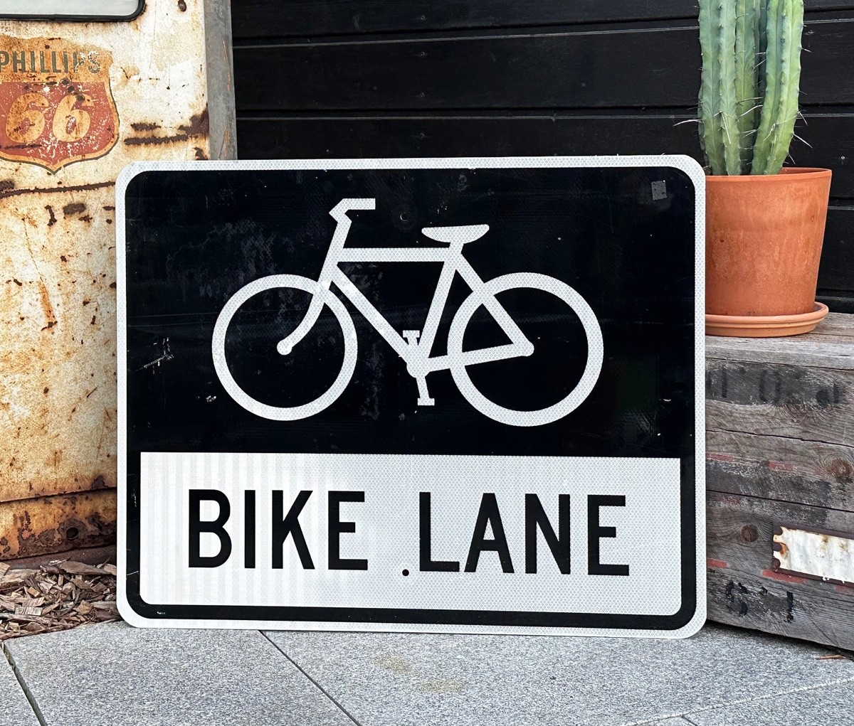 Bike Lane Verkehrsschild