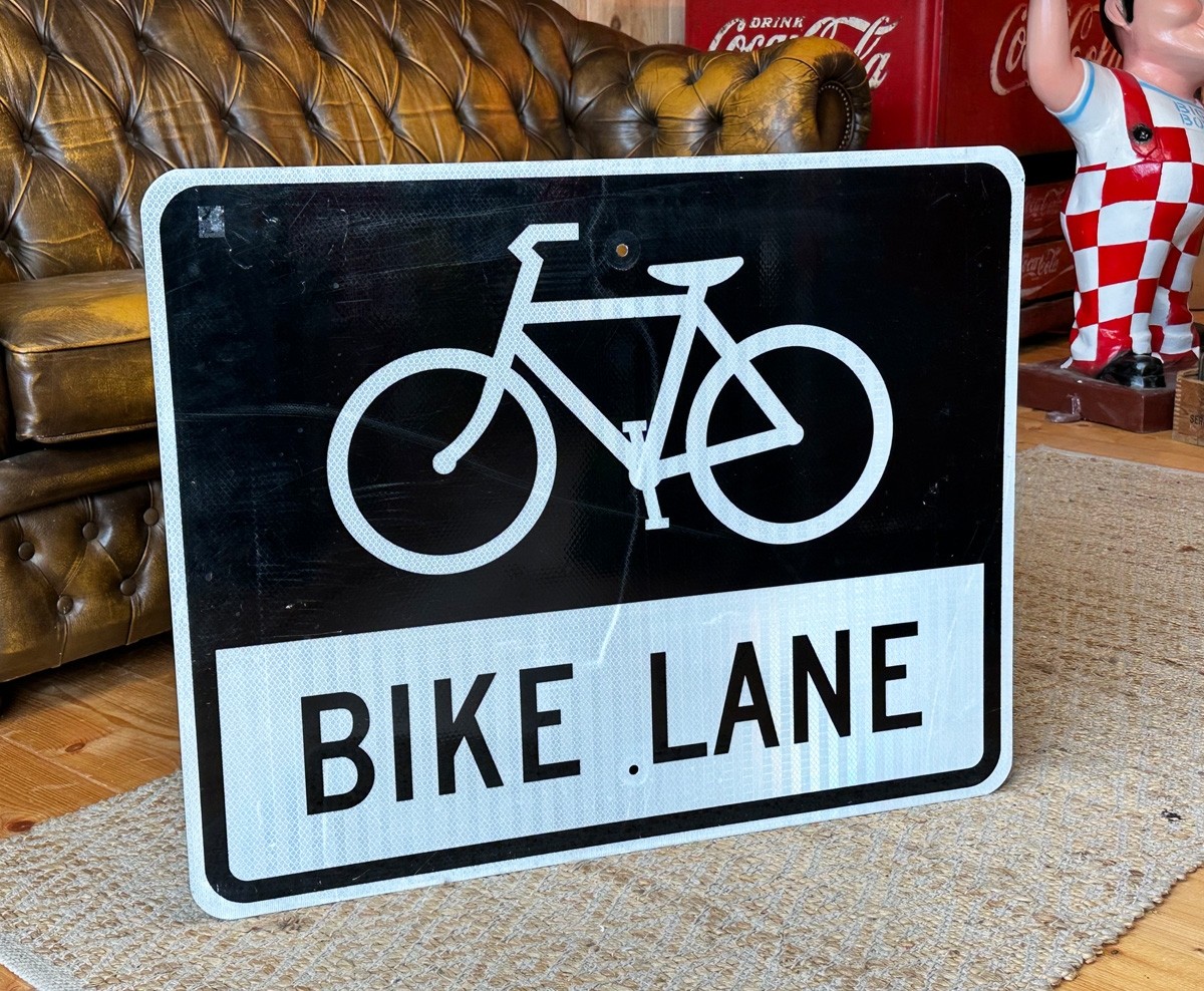 Bike Lane Verkehrsschild