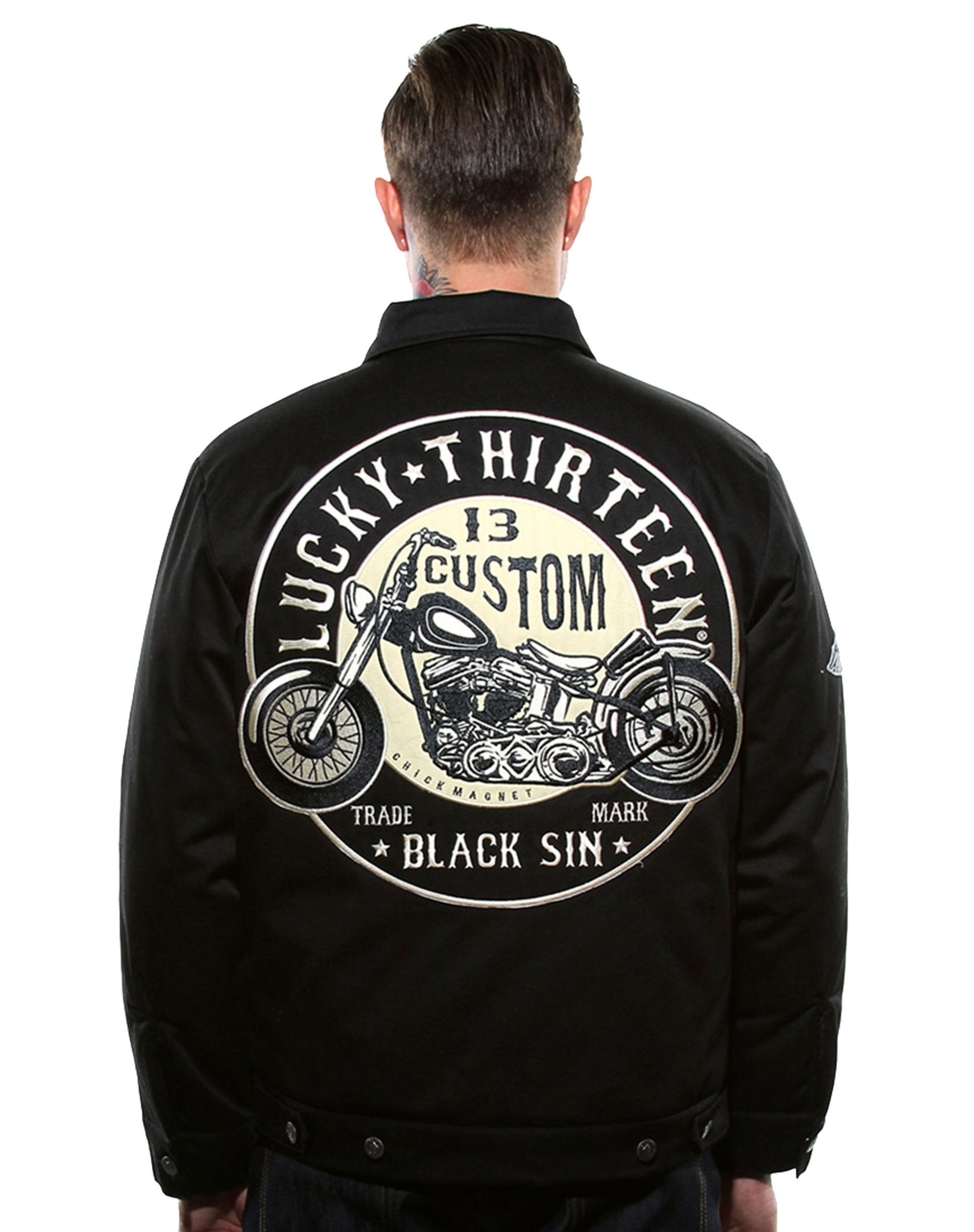 Lucky 13 - The Black Sin Jacke Back