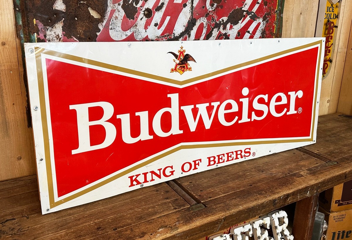 Budweiser King of Beers Schild