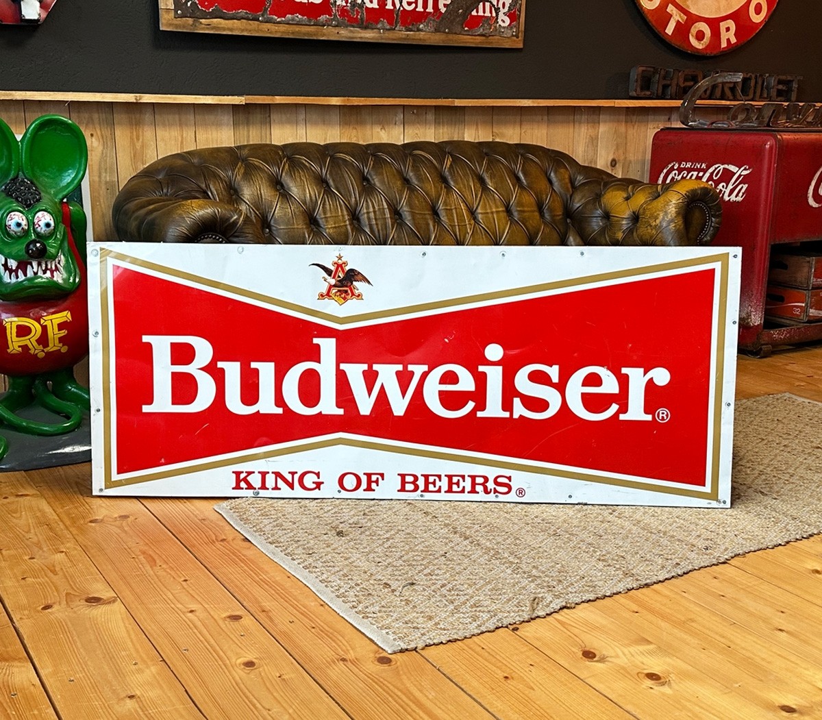 Budweiser King of Beers Schild