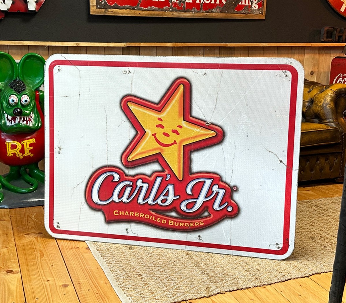 XXL Carl´s Jr. Schild