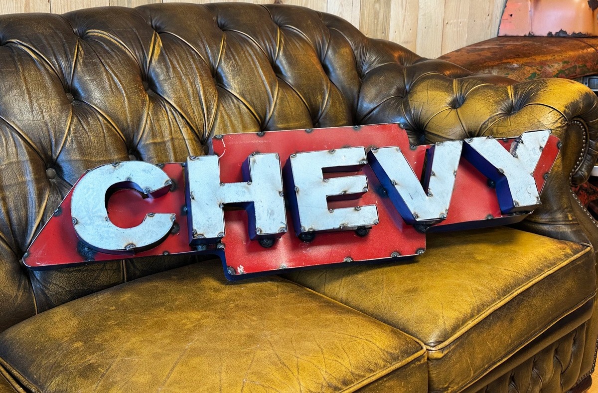 XL Chevrolet Chevy Bowtie Schild