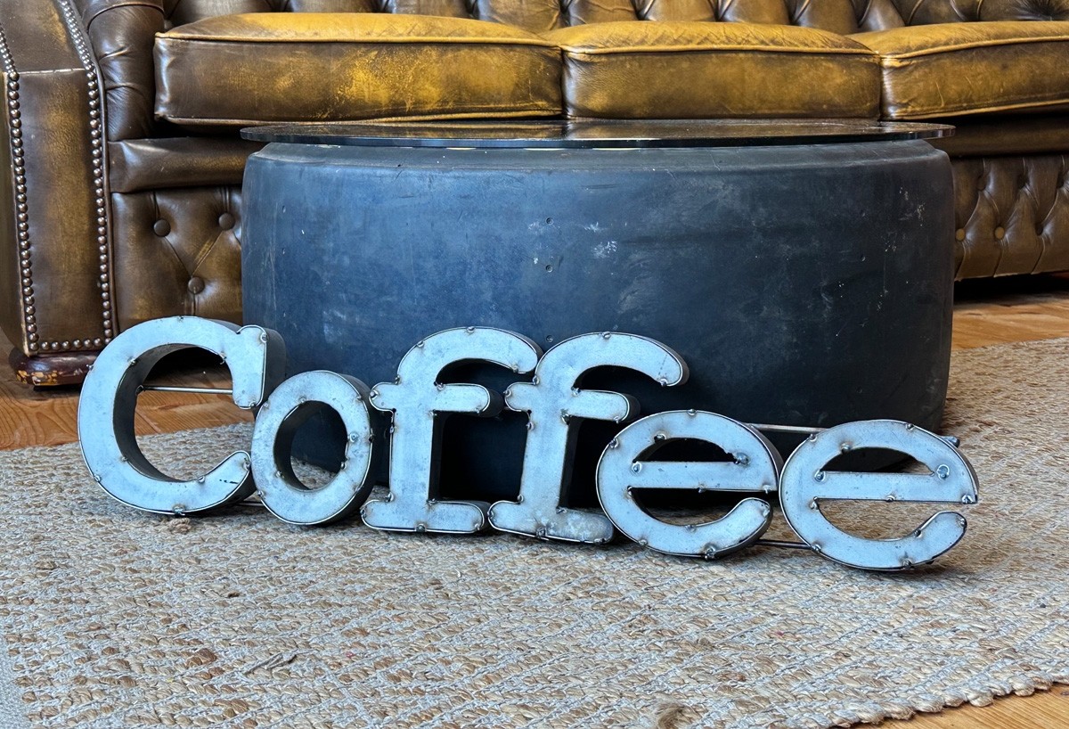 Coffee Schriftzug