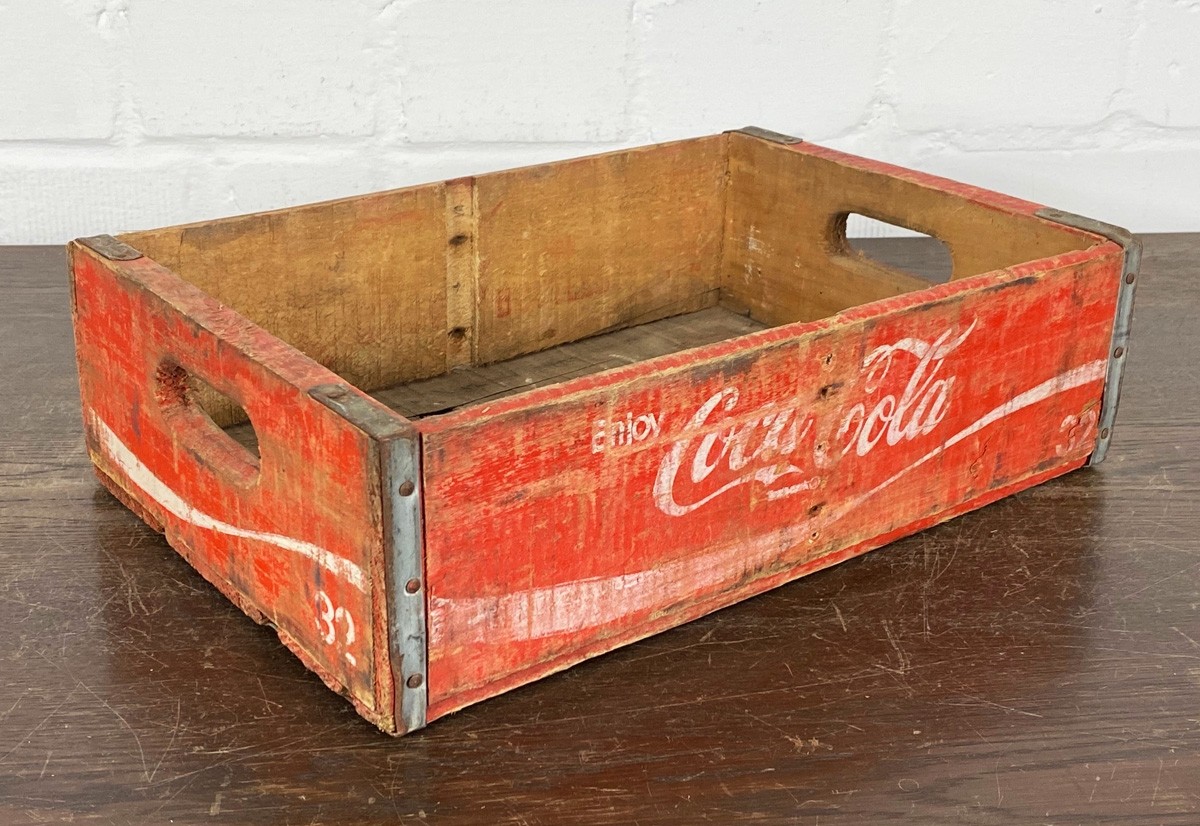Original Soda Crate - Coca Cola 1976 Getränkekiste