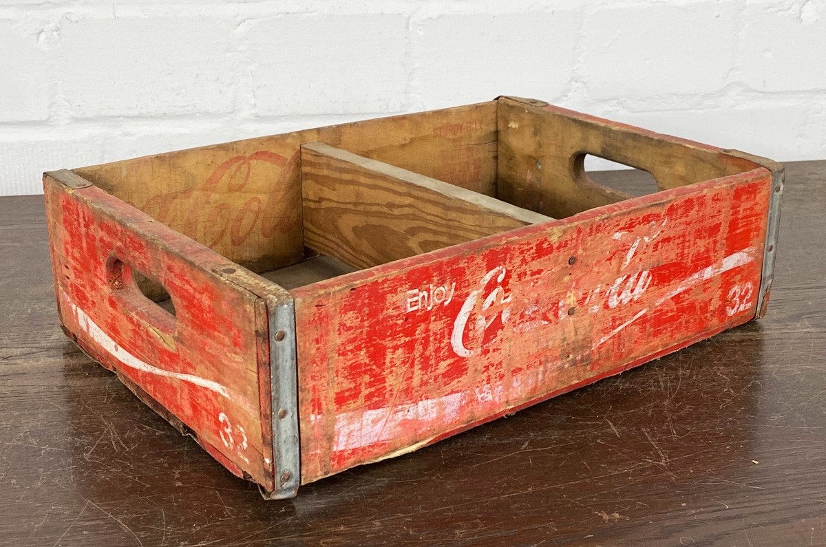 Original Soda Crate - Coca Cola 1976 Getränkekiste