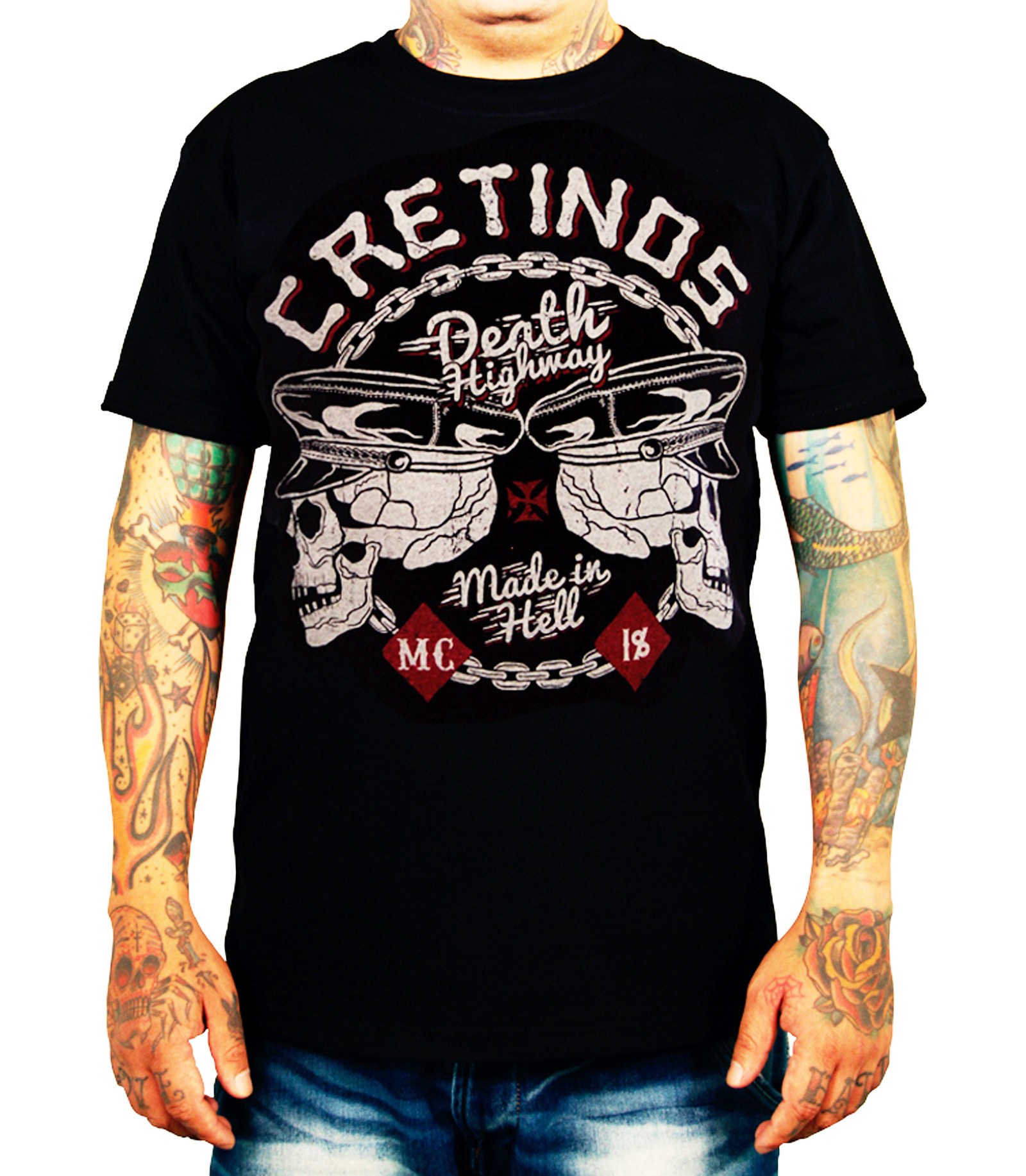 La Marca Del Diablo - Cretinos MC T-Shirt Front