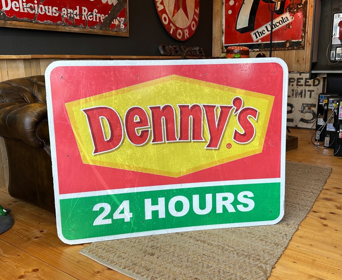 XXL Denny´s 24 Hours Schild