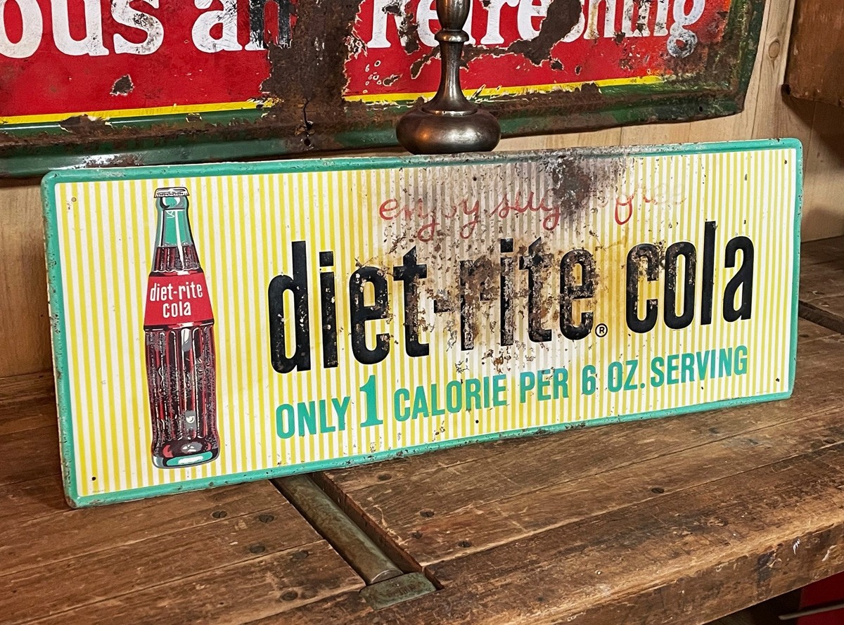 Diet-Rite Cola Schild