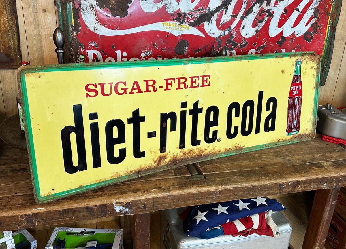 1960´s Diet-Rite Cola Schild
