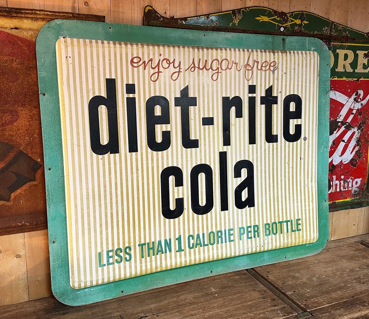 XXL 1960´s Diet-Rite Cola Schild