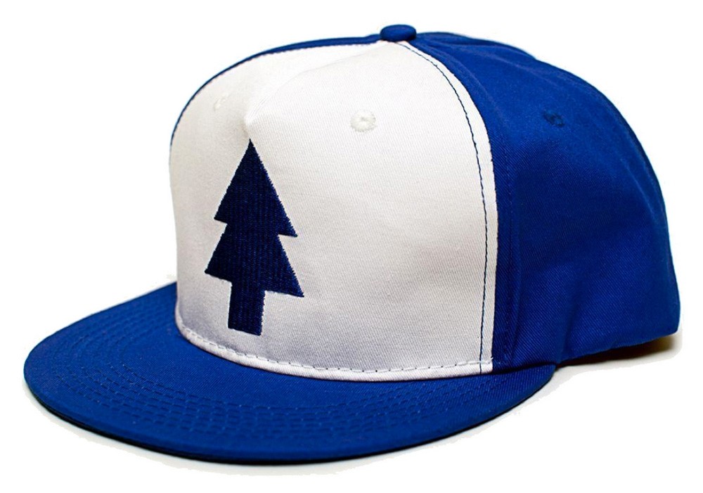 Retro Cap - Dipper Blue Pine Tree Snapback Cap