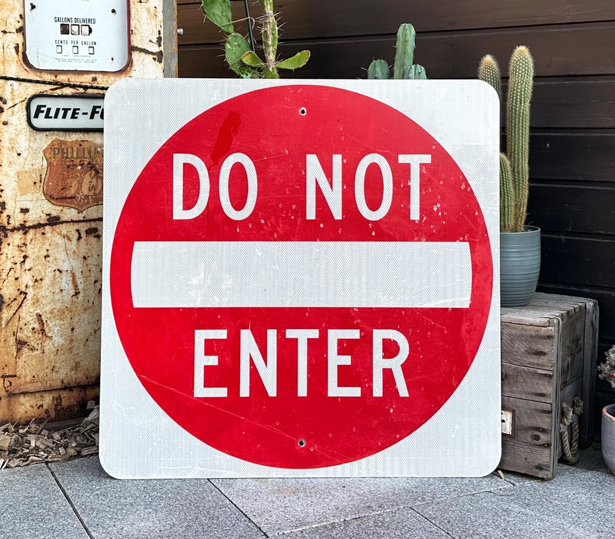XXL Do Not Enter Verkehrsschild