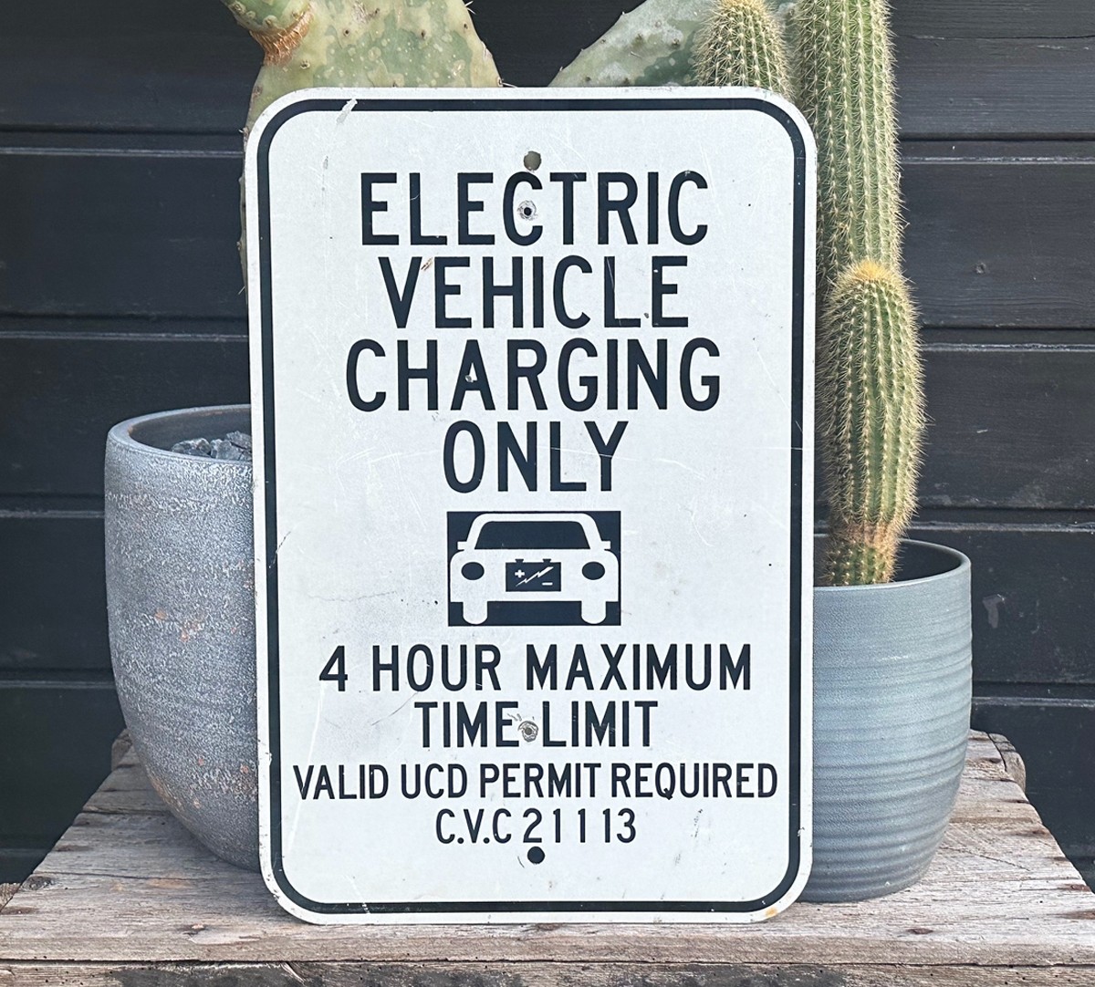 Electric Vehicle Charging Only Verkehrsschild