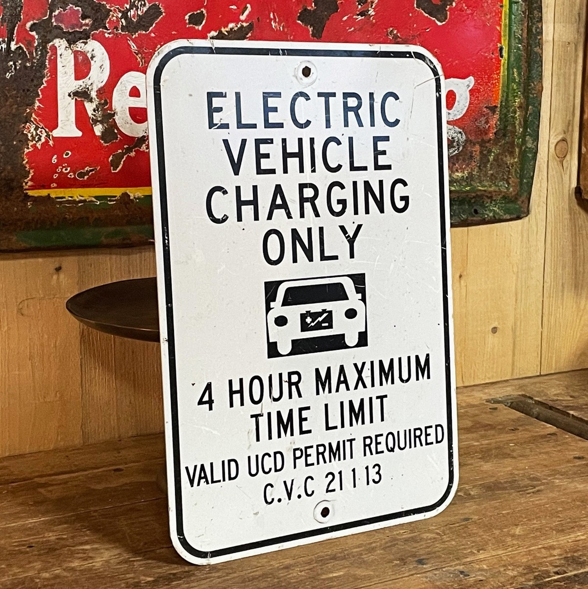 Electric Vehicle Charging Only Verkehrsschild