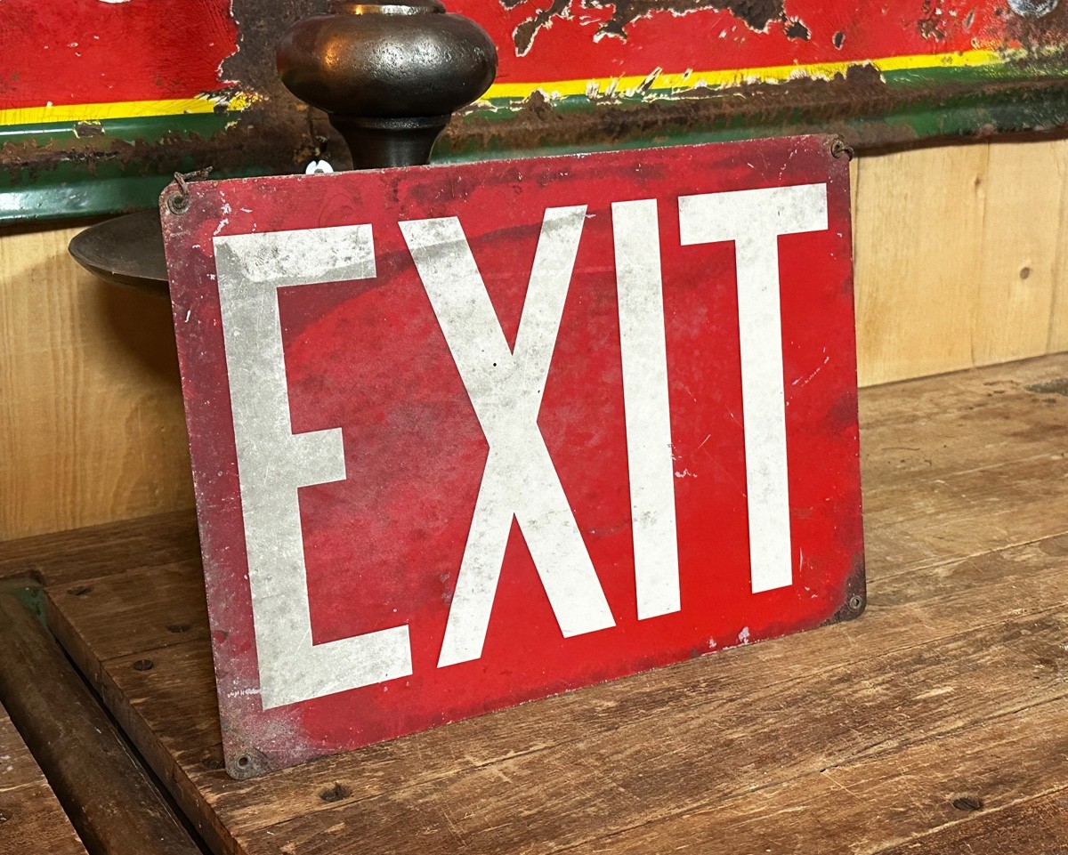 Exit Schild