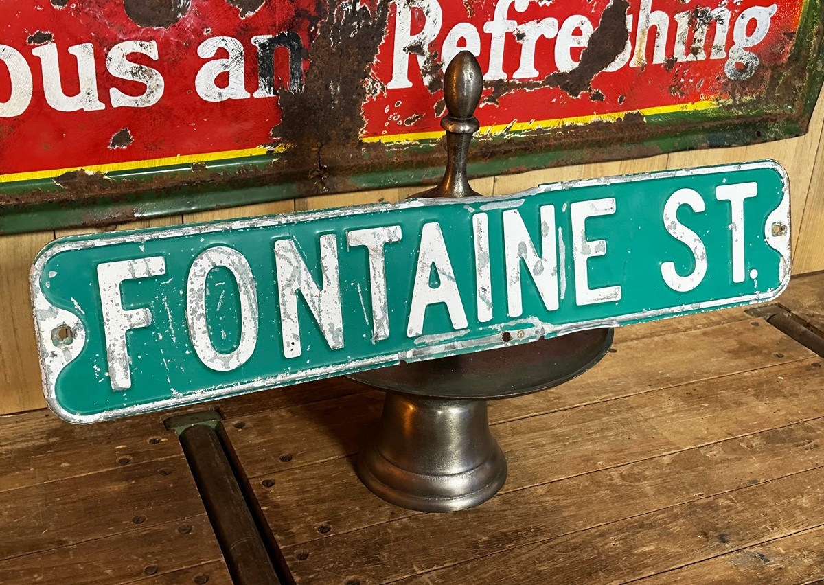 1960´s N. Detroit St. Straßenschild