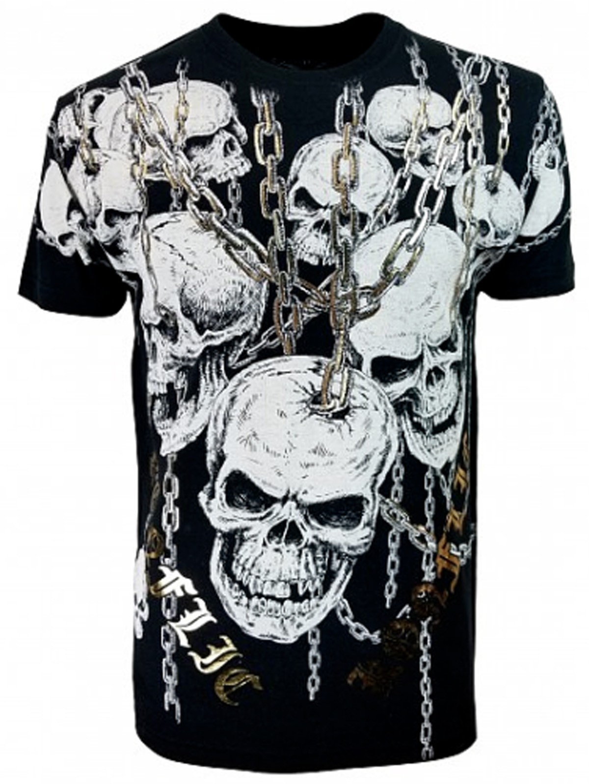 Konflic Clothing - Skull Chains T-Shirt