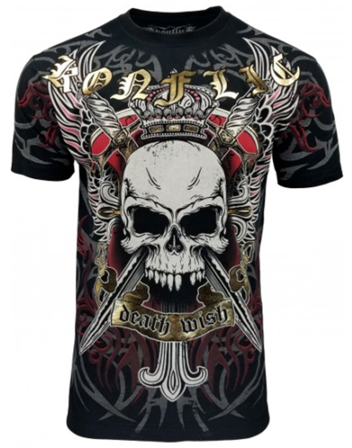 Konflic Clothing - Death Wish T-Shirt