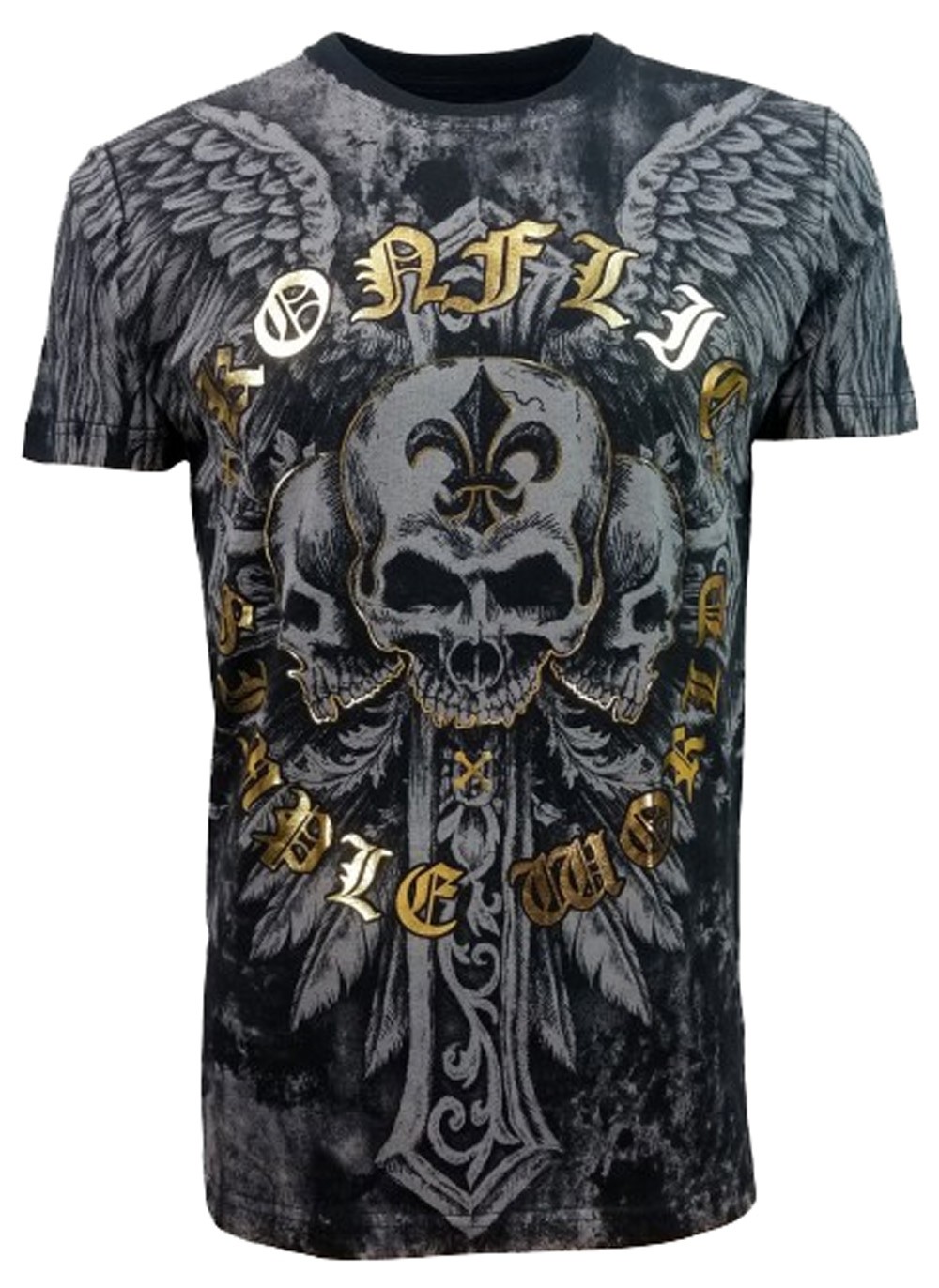 Konflic - Triple Skull T-Shirt