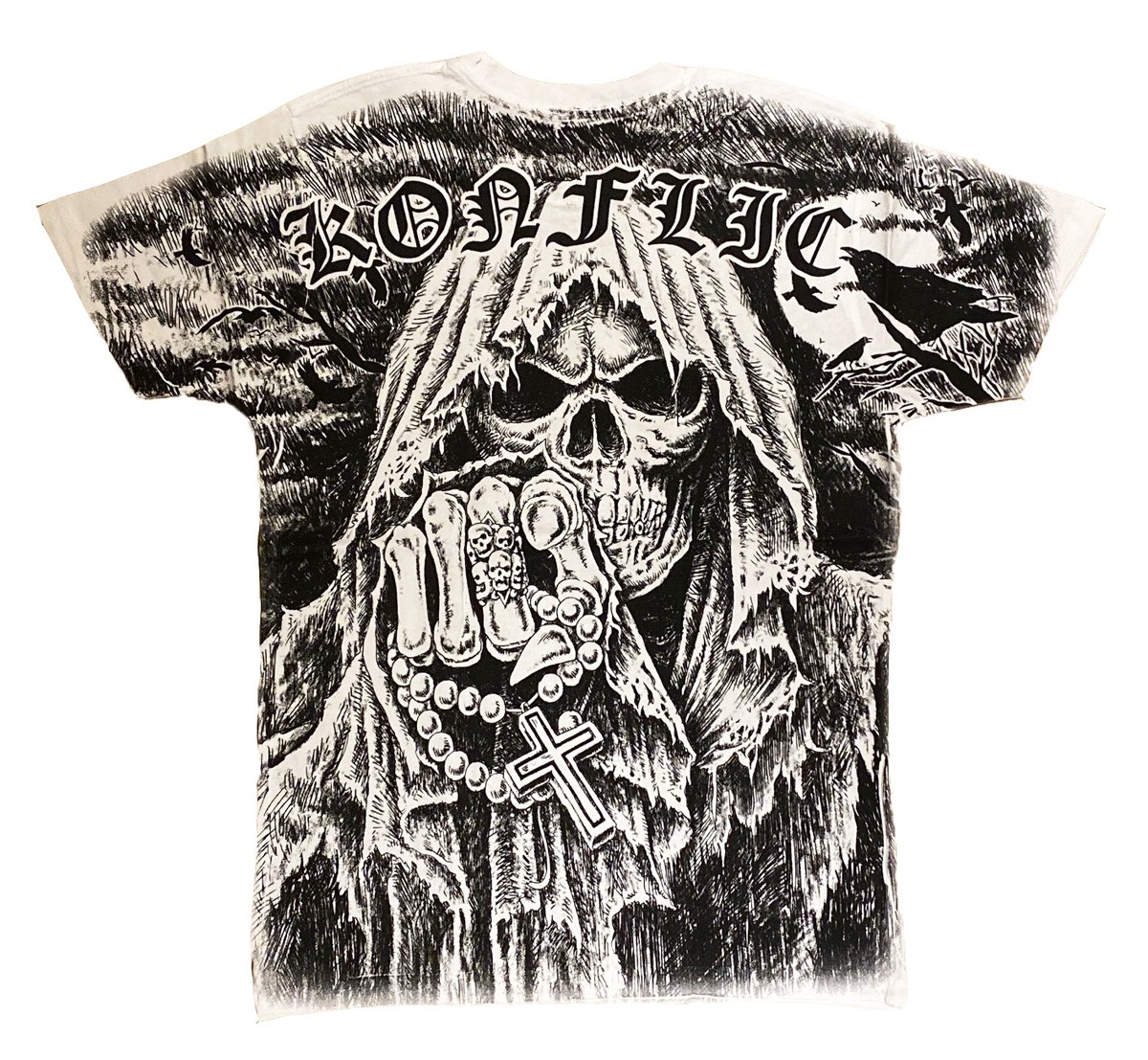 Konflic Clothing - Sinner Skull T-Shirt