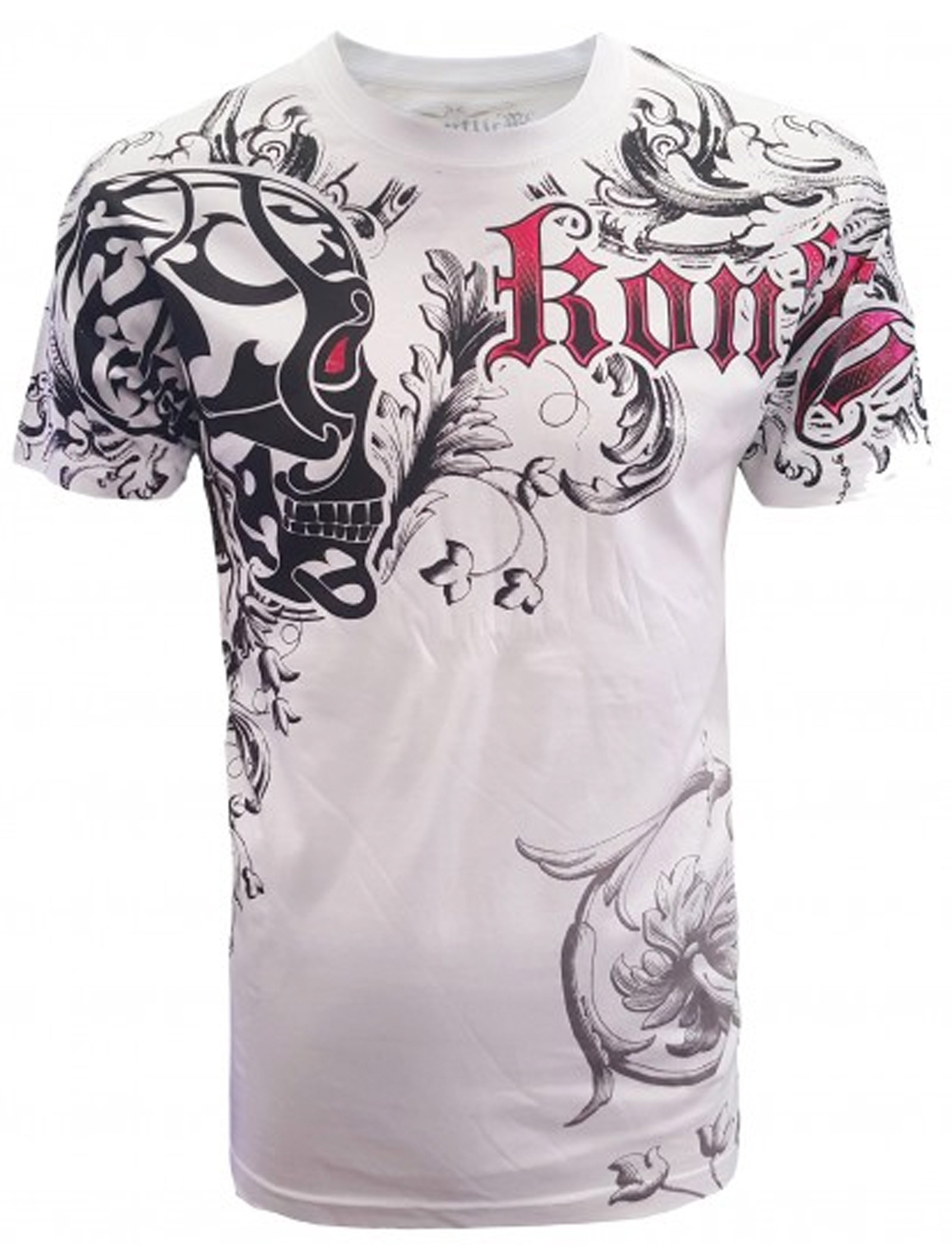 Konflic Clothing - Skull Shied T-Shirt Front