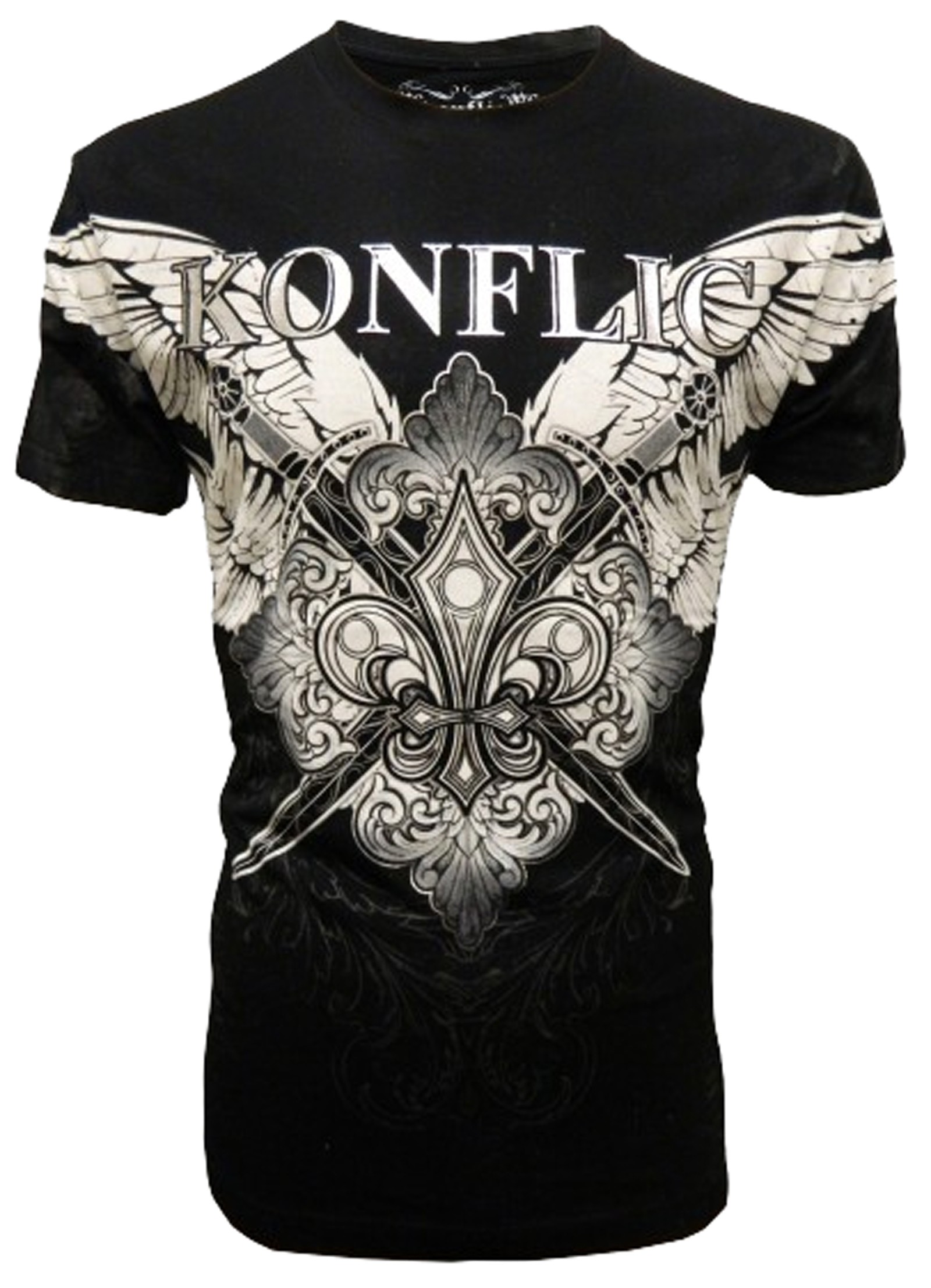 Konflic Clothing - Winged Motif T-Shirt 