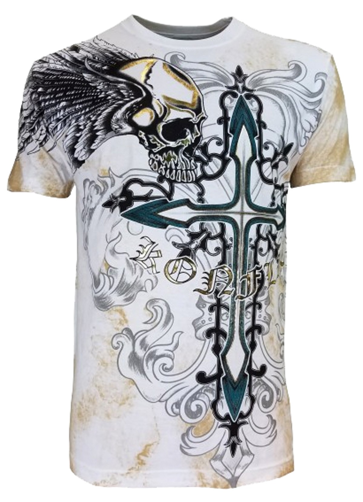 Konflic Clothing - Winged Skulls T-Shirt