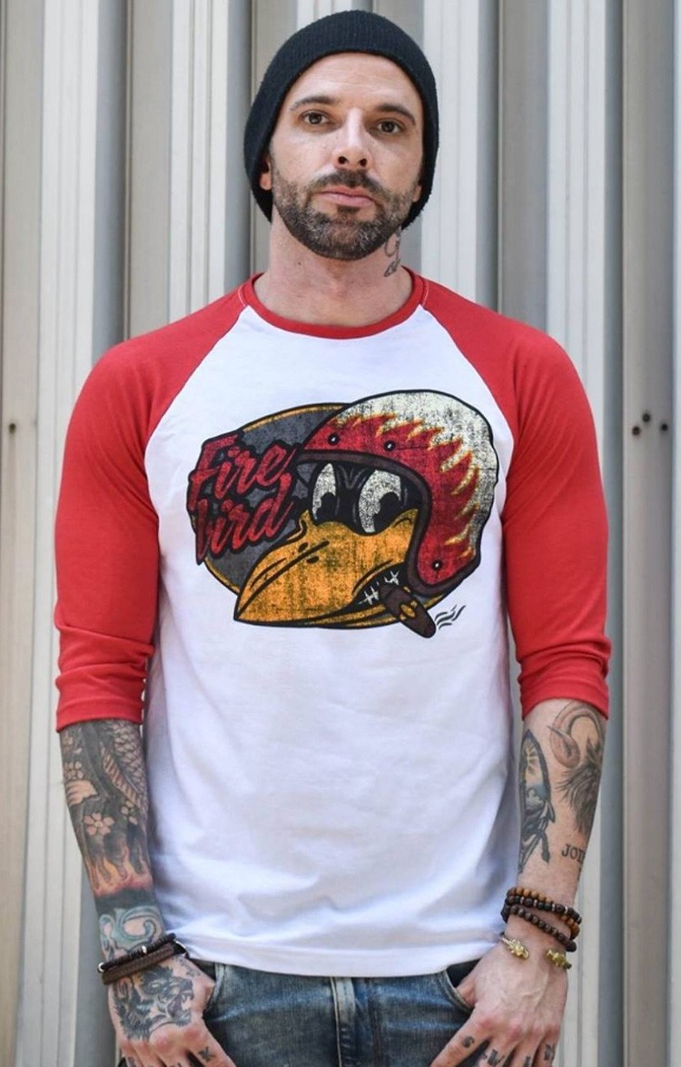 La Marca Del Diablo - Fire Bird 3/4 Sleeve T-Shirt