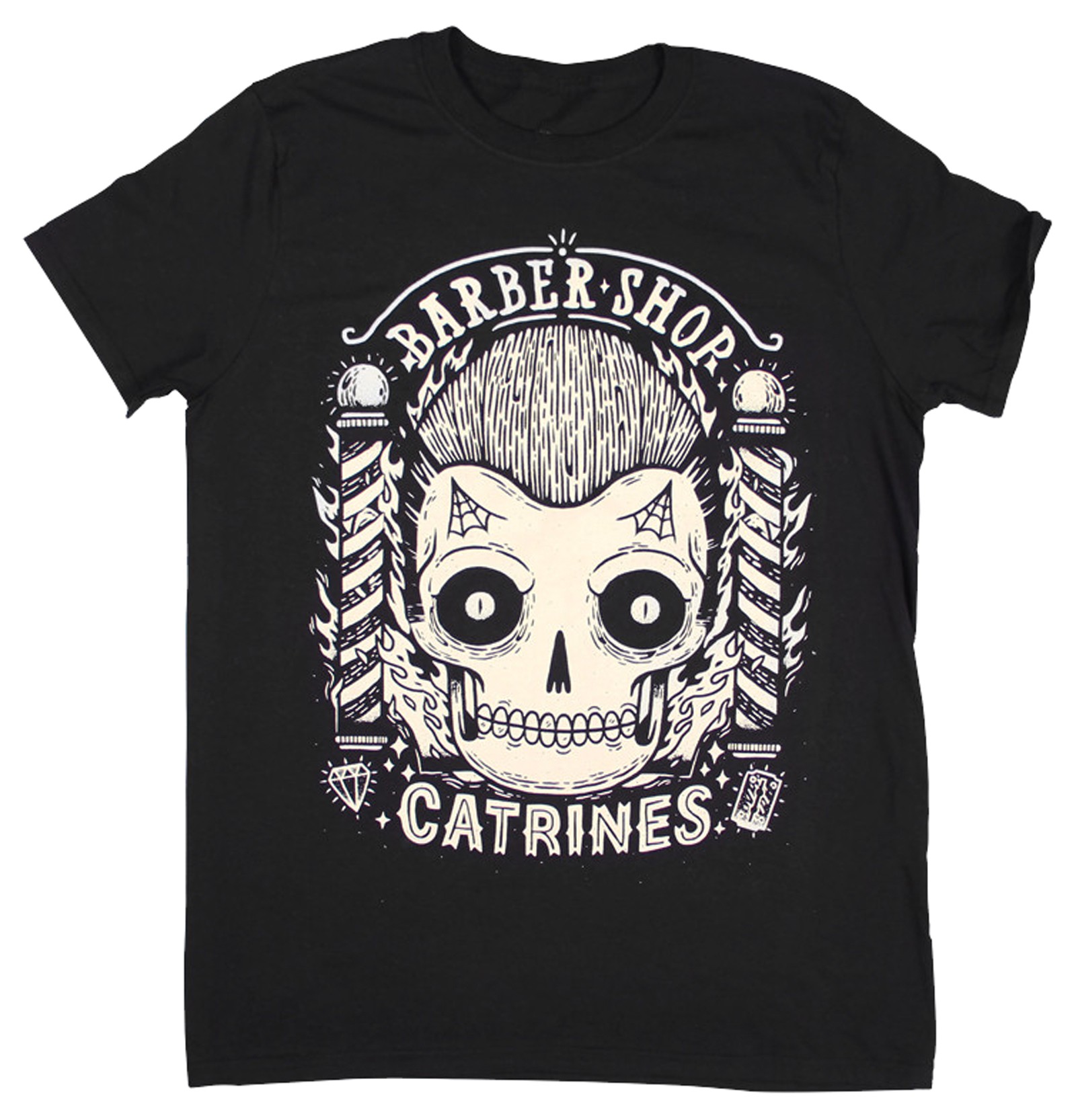 La Marca Del Diablo - Catrines Barber Shop T-Shirt