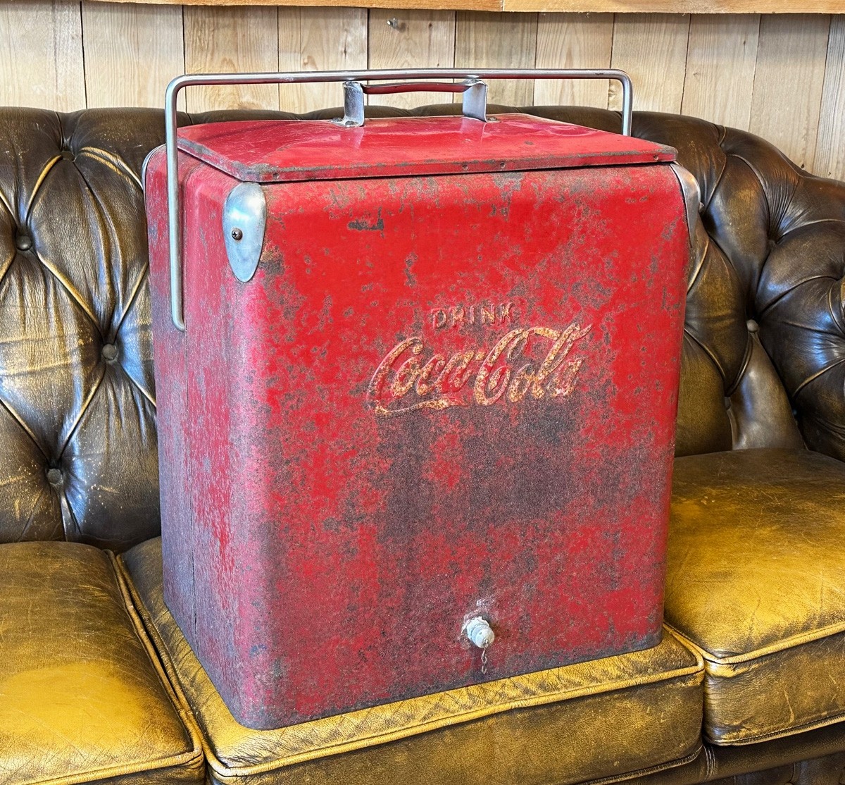 1950s Coca Cola Picnic Cooler