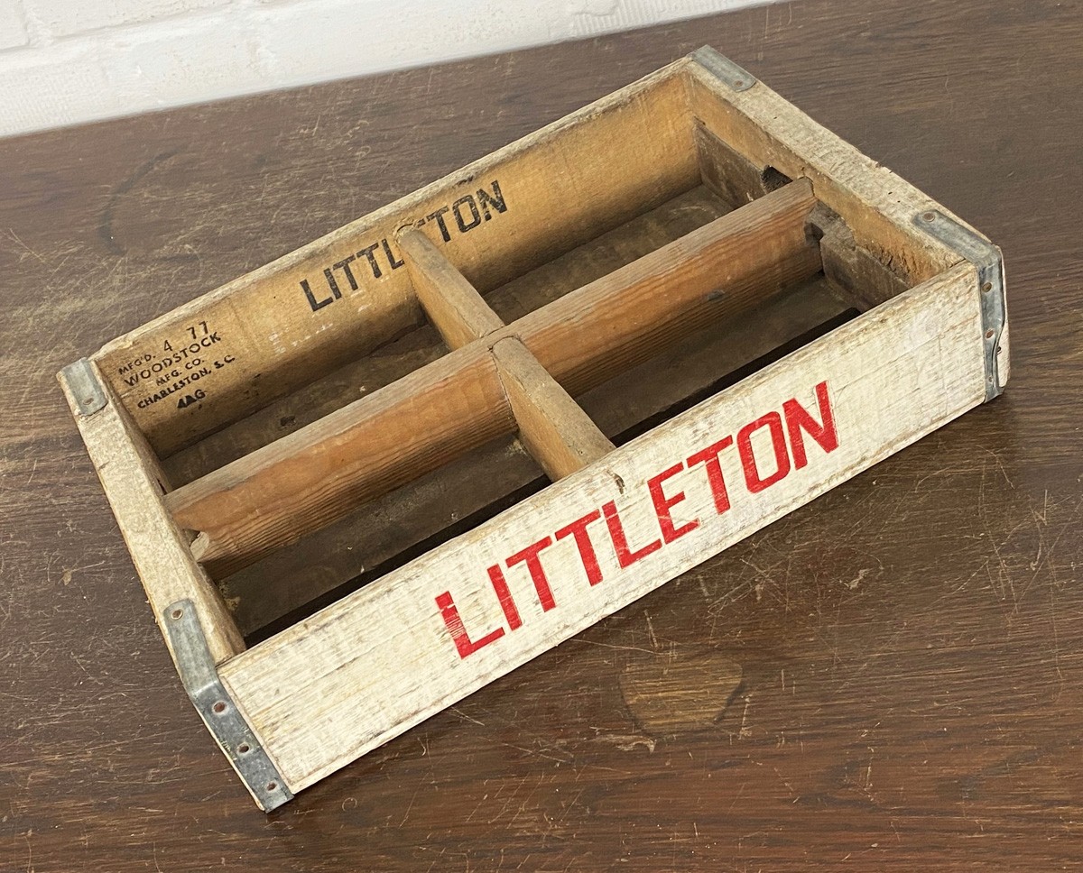 Original Soda Crate - Littleton 1977 Getränkekiste