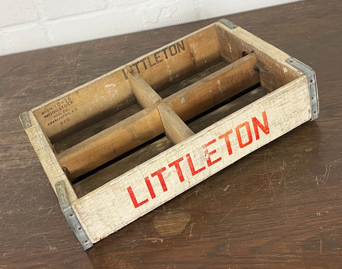 Original Soda Crate - Littleton 1975 Getränkekiste