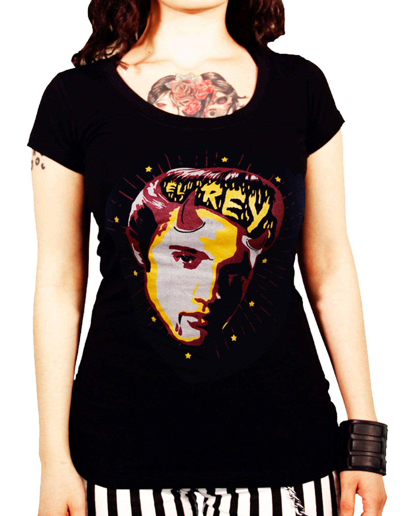La Marca Del Diablo - Elvis El Rey T-Shirt Front