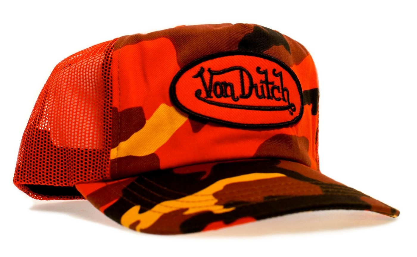 Von Dutch - Camouflage/Camo Mesh Trucker Cap