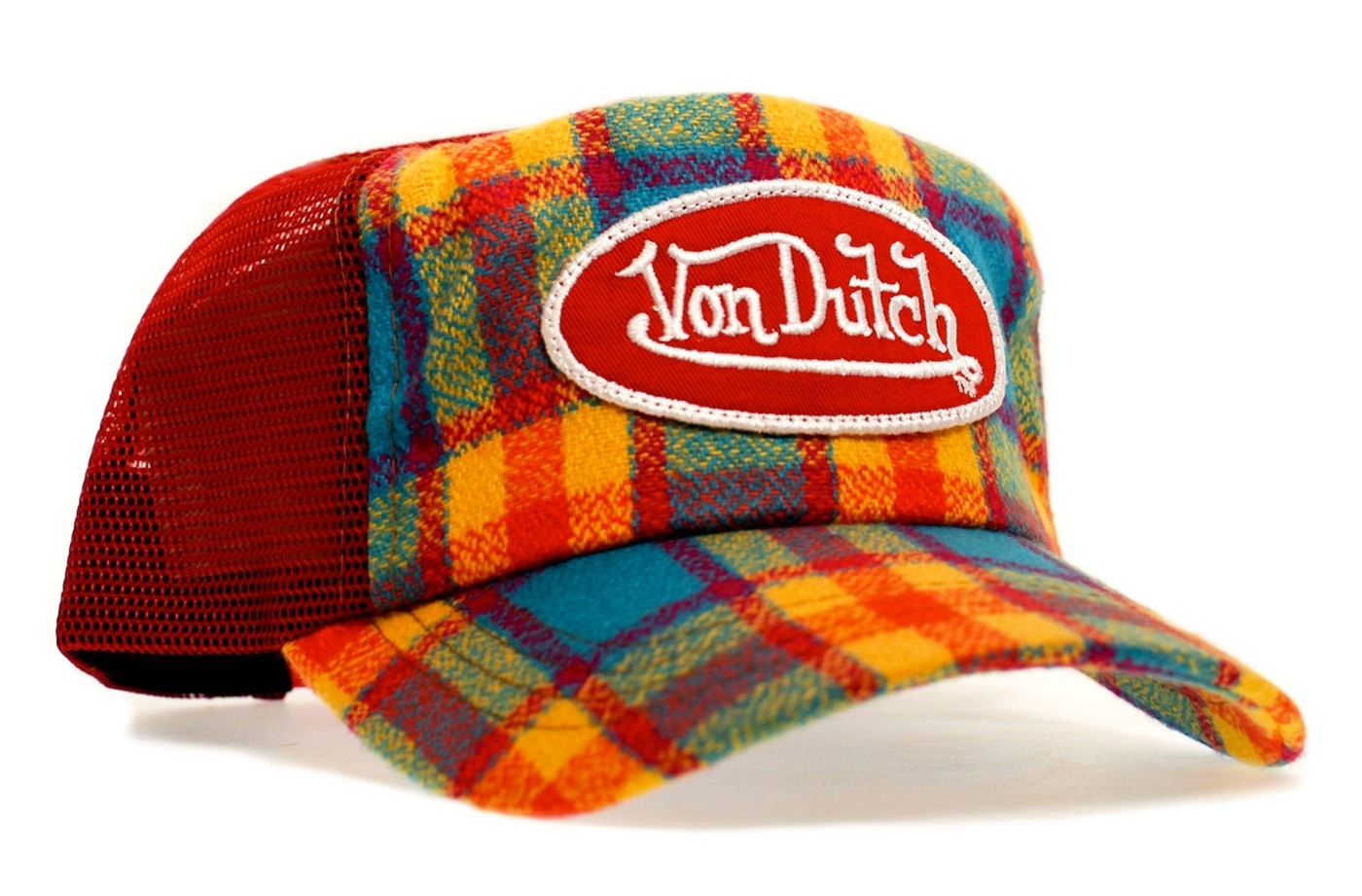Von Dutch - Flannel Mesh Trucker Cap