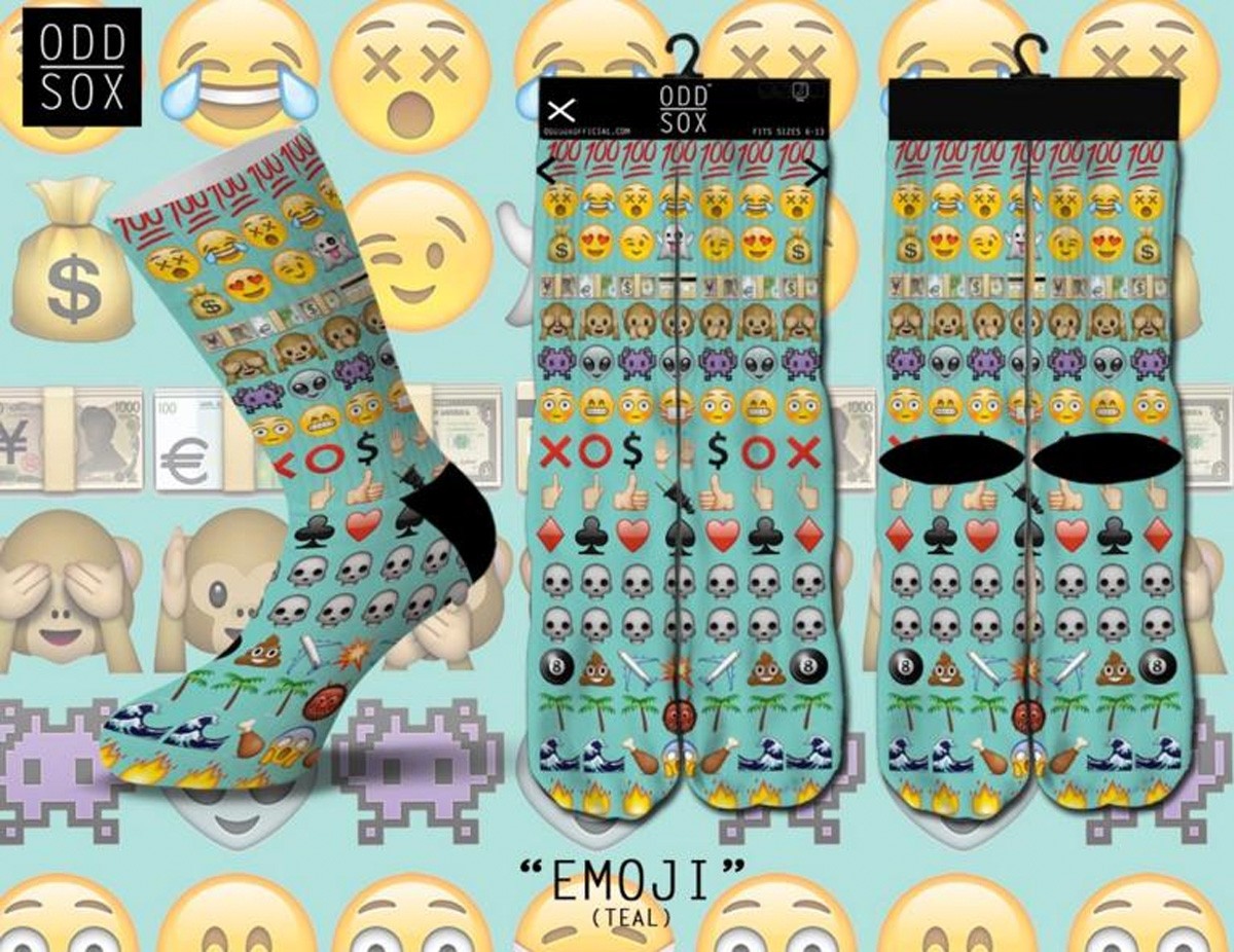 ODD Sox - Emoji (Teal) Socken