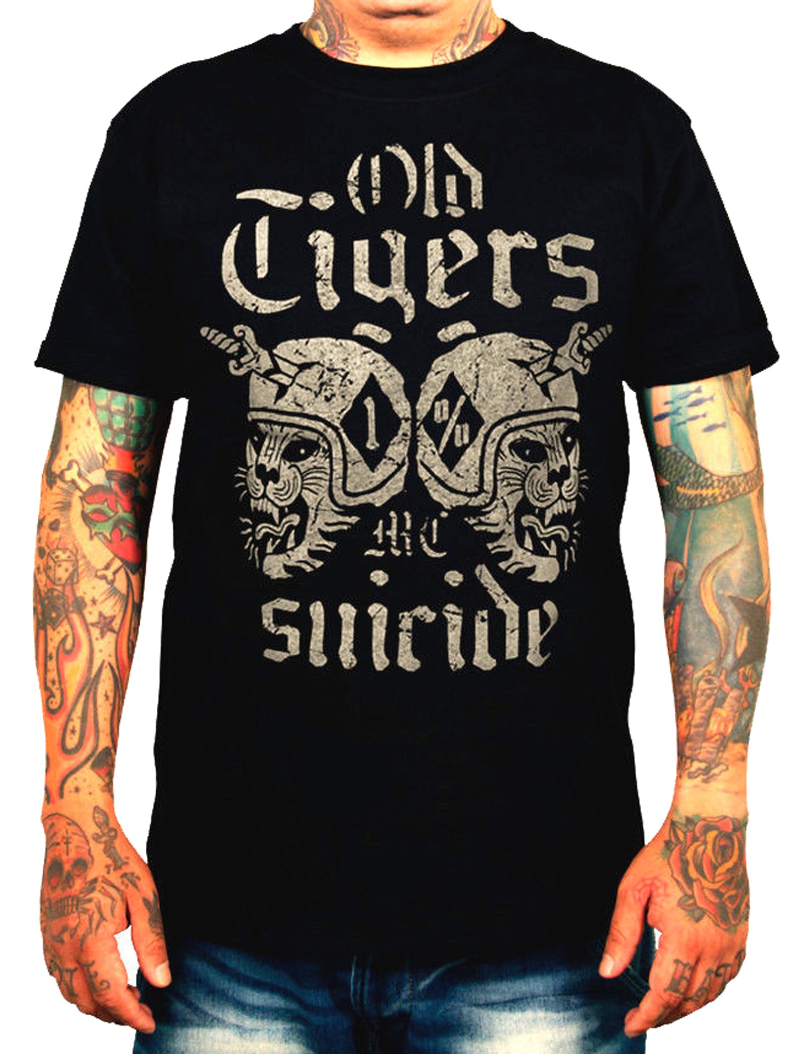 La Marca Del Diablo - Old Tigers T-Shirt Front