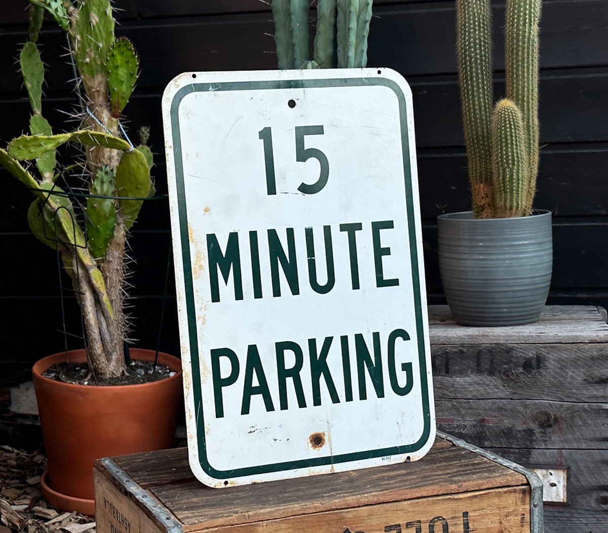 15 Minute Parking Schild