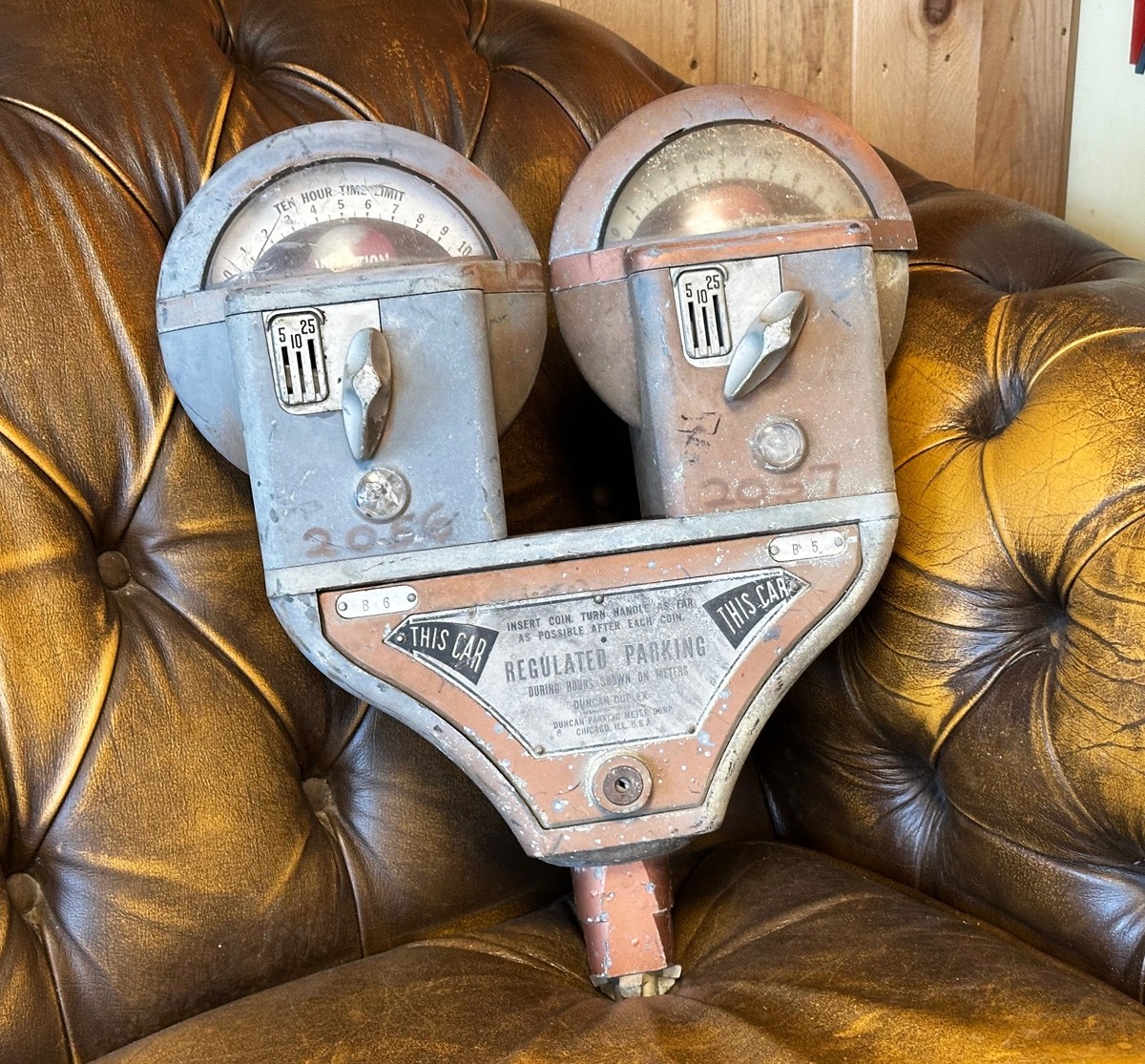 1960s Duncan Double Head/Duplex Parkuhr