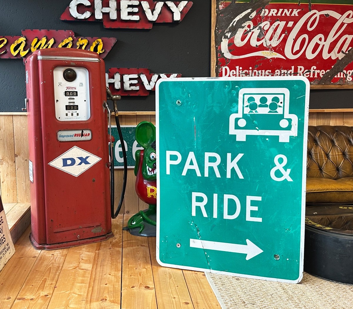 XXL USA Park & Ride Schild