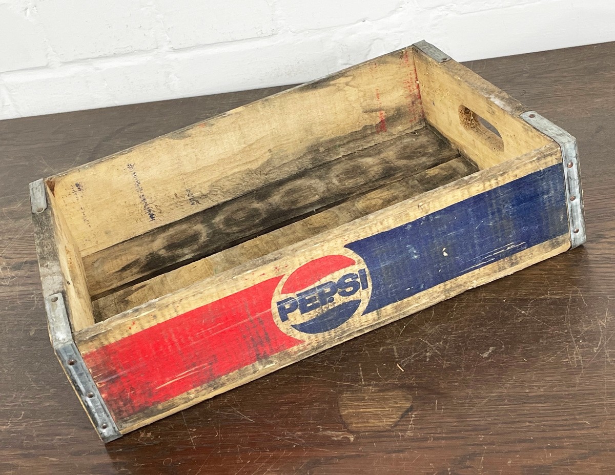 Original Soda Crate - Pepsi Cola Getränkekiste